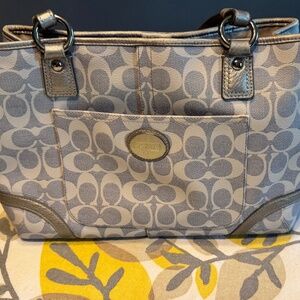 Coach Silver Purse!